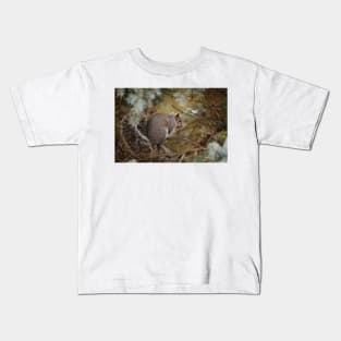 Gray Squirrel Kids T-Shirt